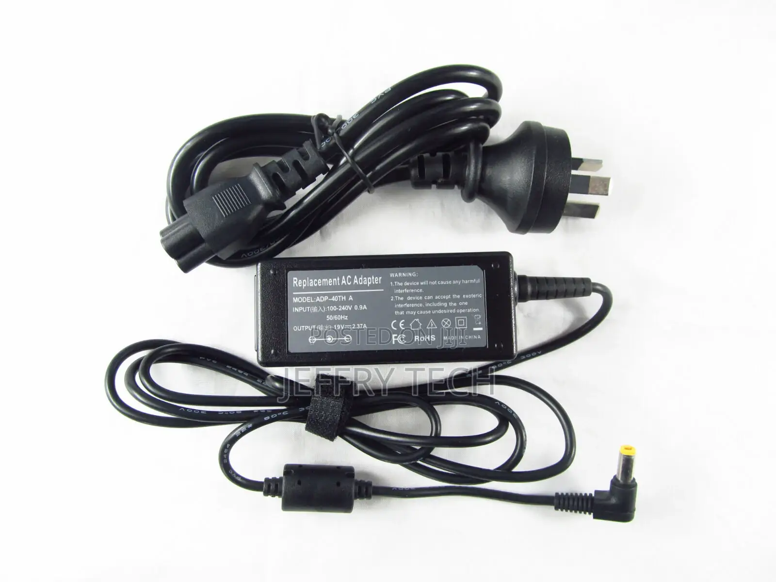 19V 2.37A 45W Laptop Charger Adapter for Toshiba Satellite C