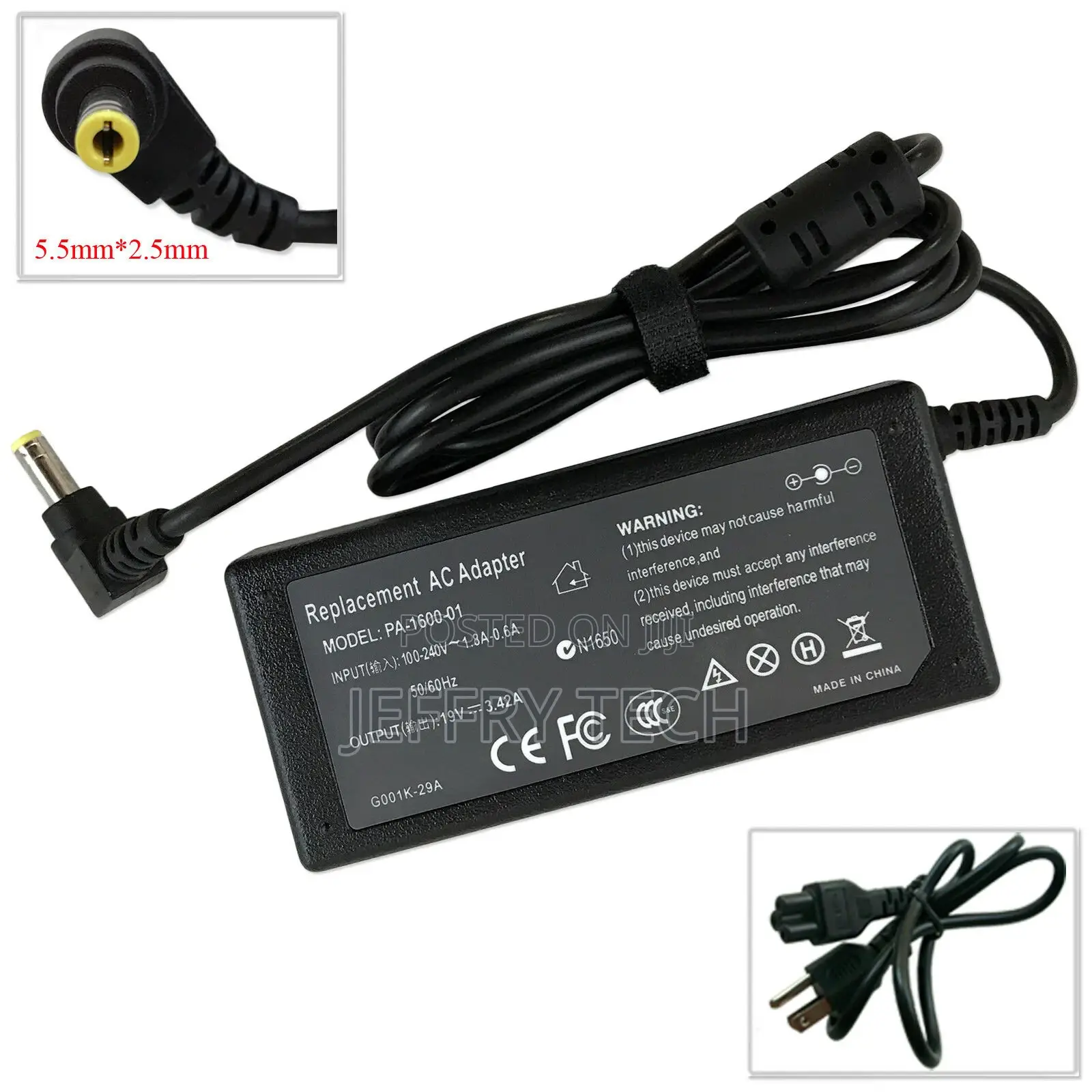 AC Power Adapter Charger Supply Cord for Asus K501 K501ij K5