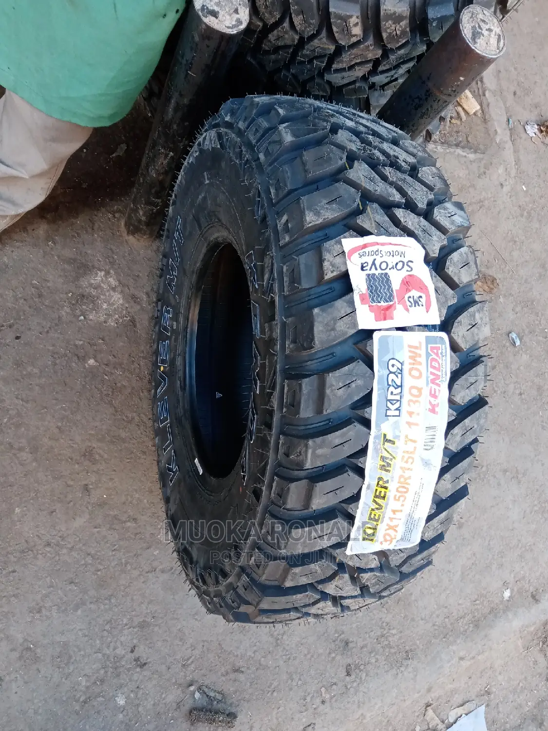 32X11.50r15lt Kenda Tyre (Klever M/T) Kr29