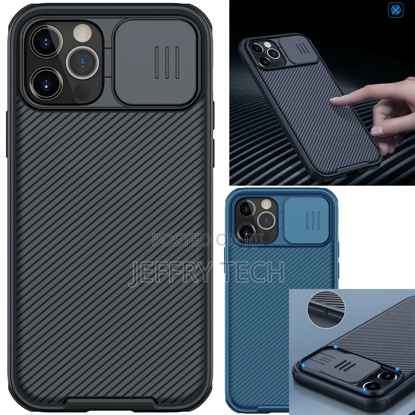 Case Slide Camera Cover Privacy for iPhone 12 Mini/12/Pro/Ma