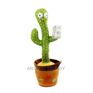 Singing Dancing Cactus Toy With Mimicking Cactus Plushtoy.