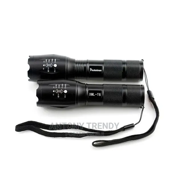 XML T6 LED Flashlight Outdoor Powerful LED Flashlighttorch.