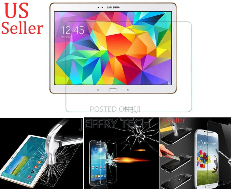 Tempered Glass Screen Guard Protector for Samsung Galaxy Tab