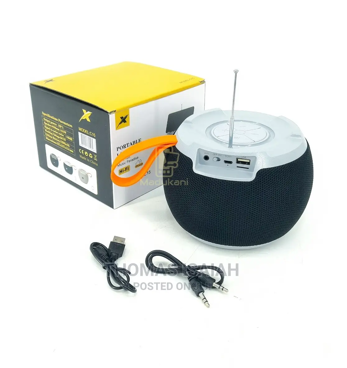 Stylish C15 Portable Bluetooth Speaker FM Radio