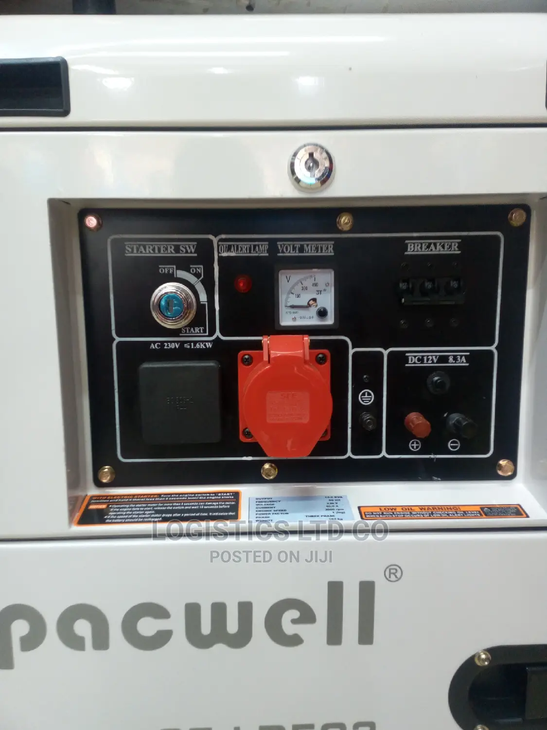 3phase Pacwell Silent Diesel Generator 10kva