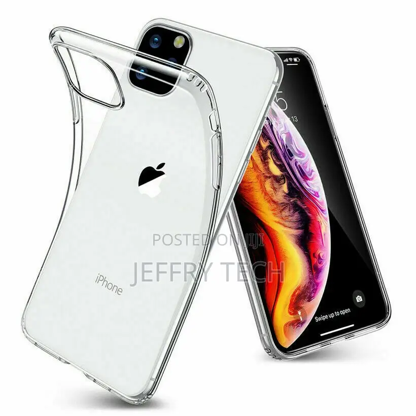 Transparent Silicone Clear Back Cover Case for iPhone 13 Pro