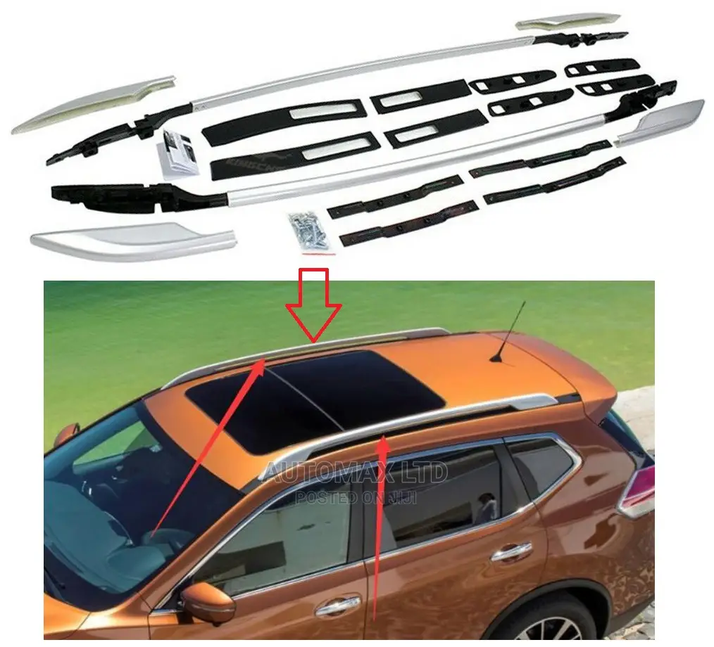 New Silver Roof Rails: For Nissan Xtrail: T32: Yr2015+