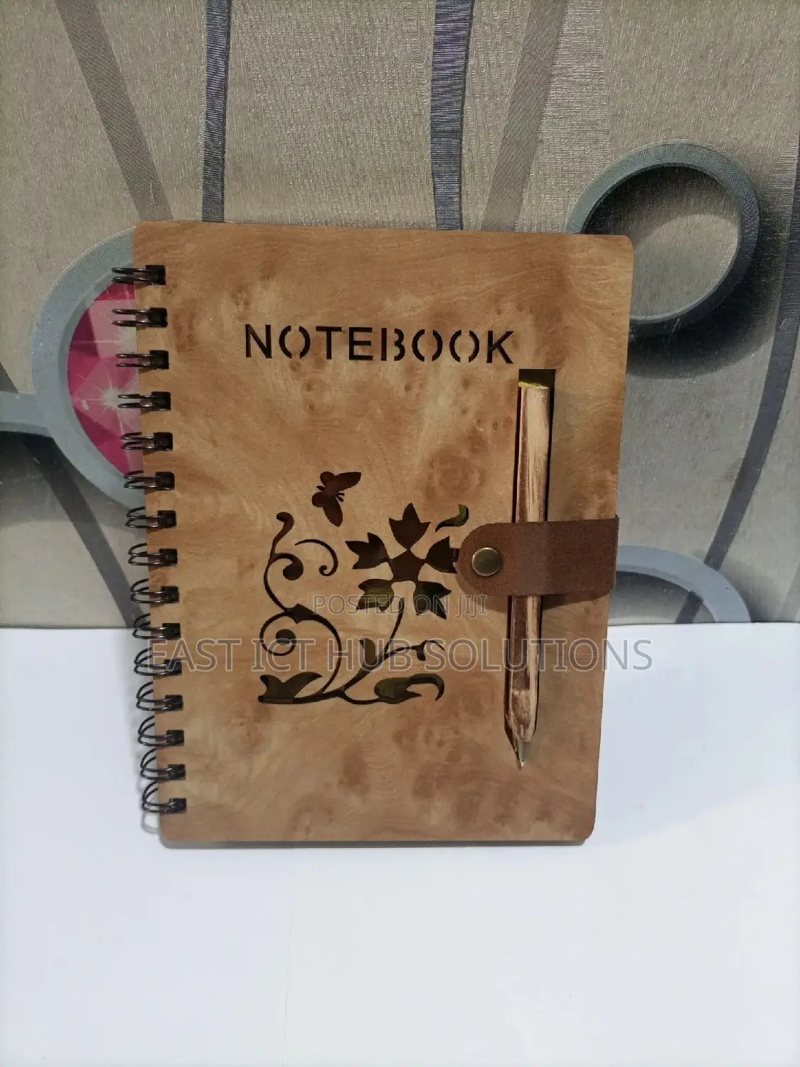 Wooden Cover Notebooks Bamboo Single Ruled Notebook