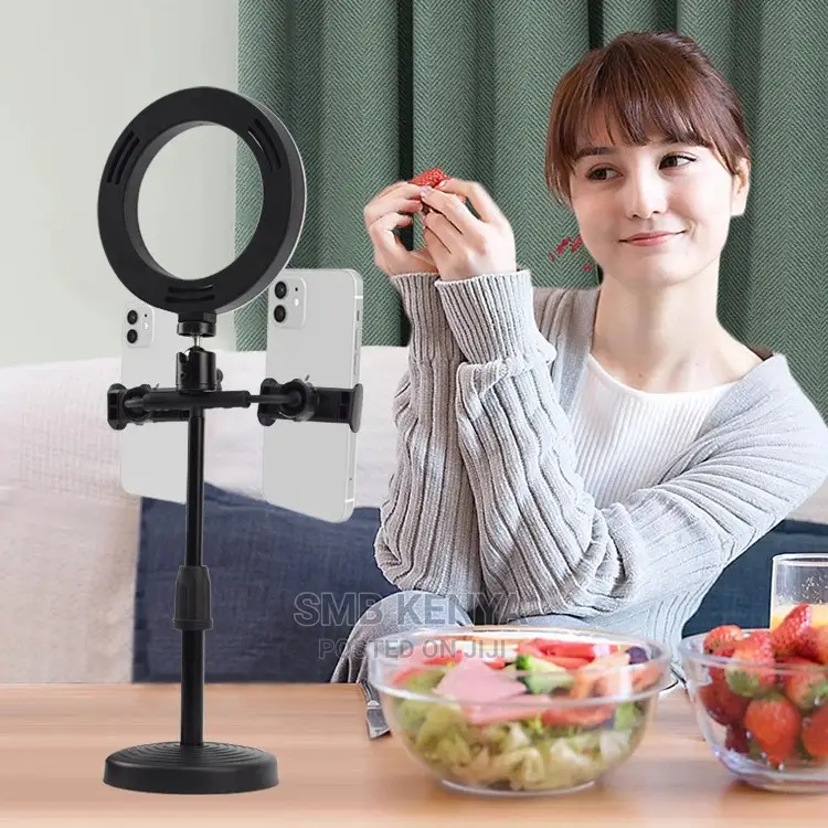 Ringlight Photography Tiktok Desktop Mobile Phone Holder