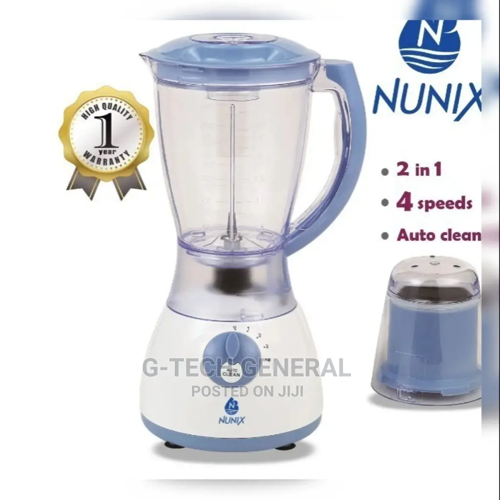 Nunix Ak-300 2 In 1 Blender With A Grinder 1.5l New Model