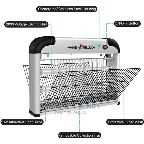 Home Electric Bug Zapper, Aluminium Indoor Insect Killer .