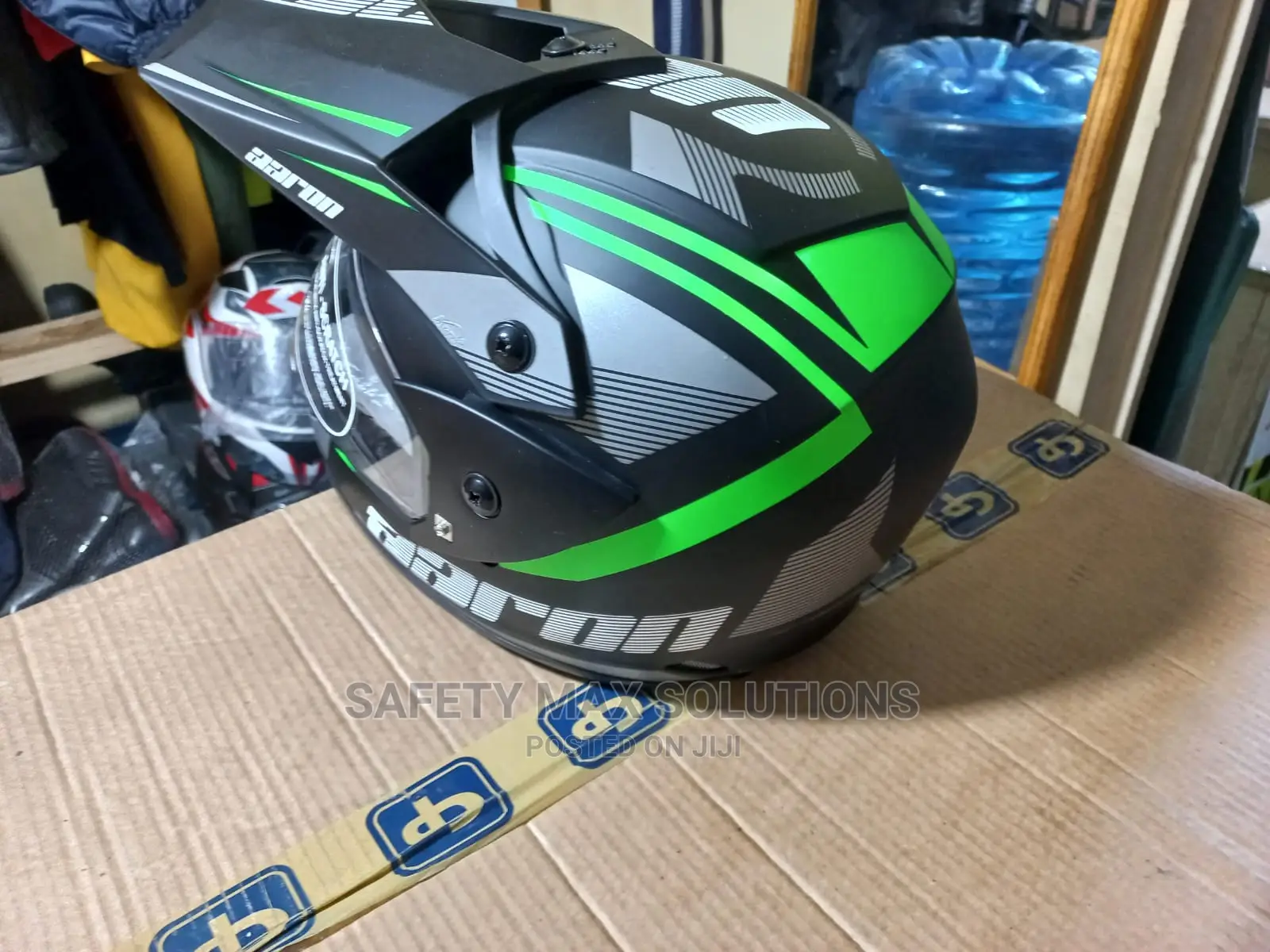 Motorcycle Helmet Aaron Off Road Graphic Helmet.