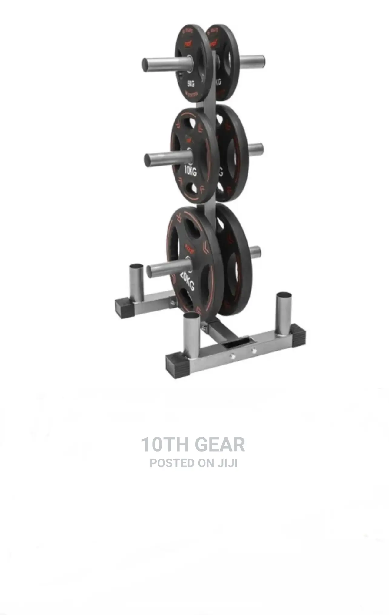 Olympic Plate Rack With Barbell Rack