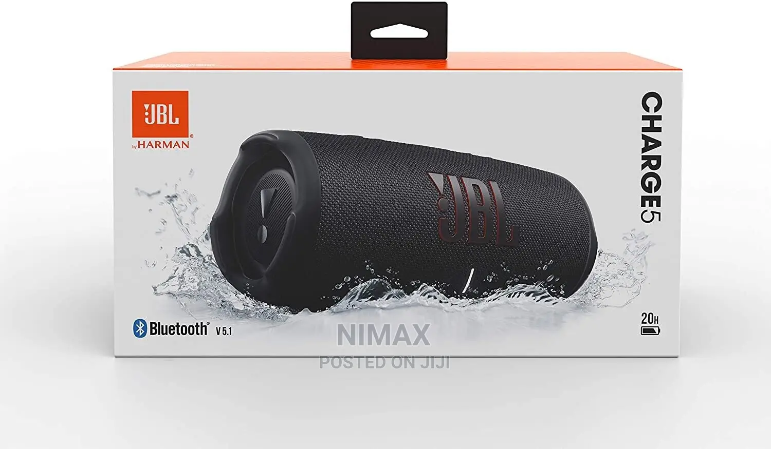 JBL CHARGE 5 Portable Speaker-Black/Red/Blue