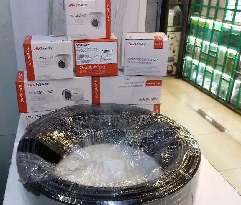 1080p Eight 8 Hikvision CCTV Cameras Without Monitor