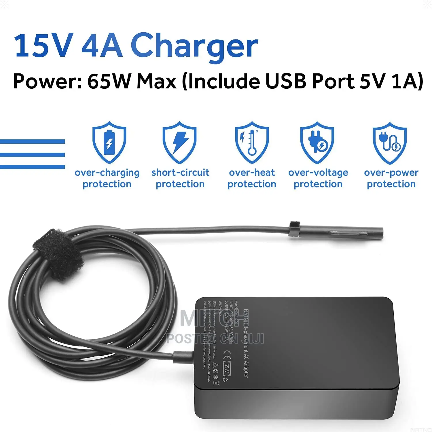 Microsoft Surface Laptop Surface Go Surface Pro Charger