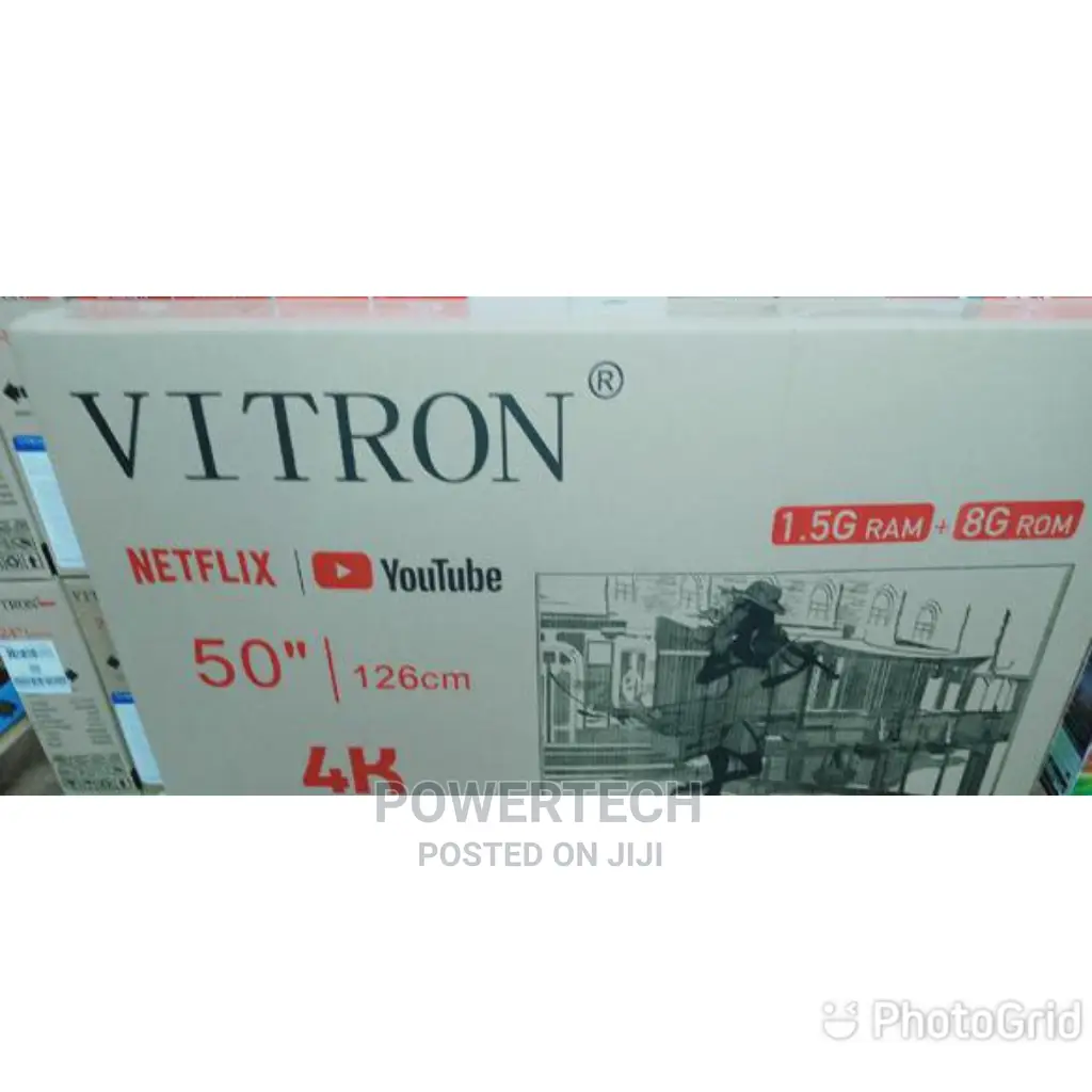50" Inches Vitron Brand 4k Tv