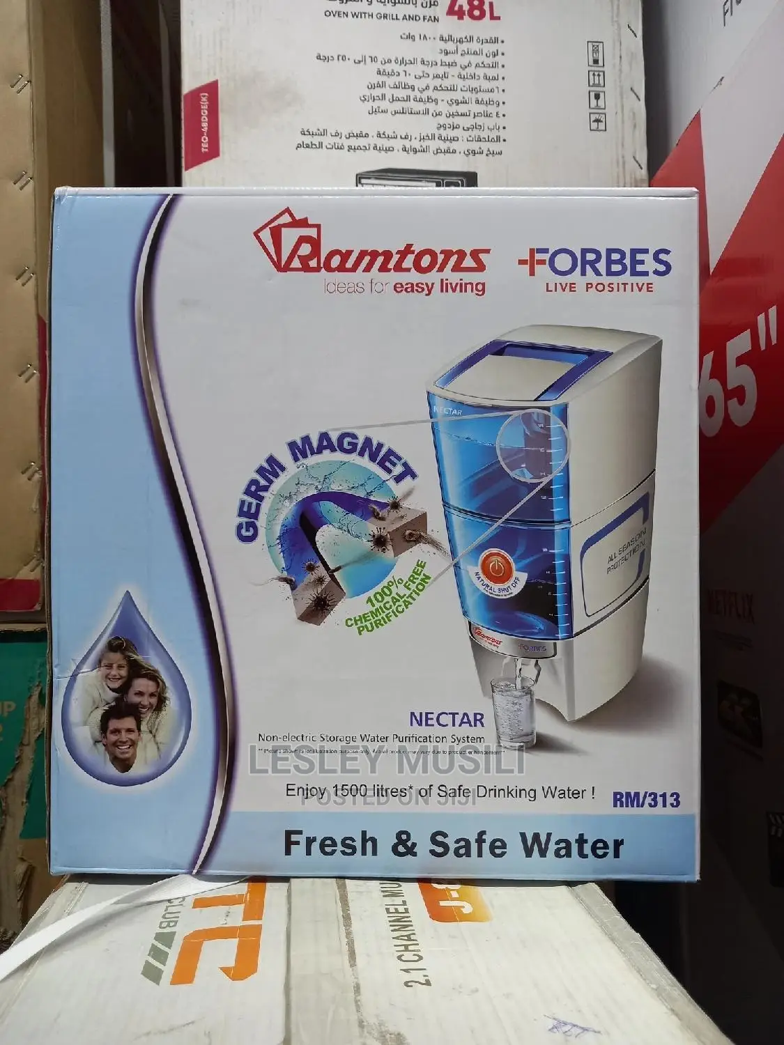 Forbes Nectar 1500 Litres Water Purifier