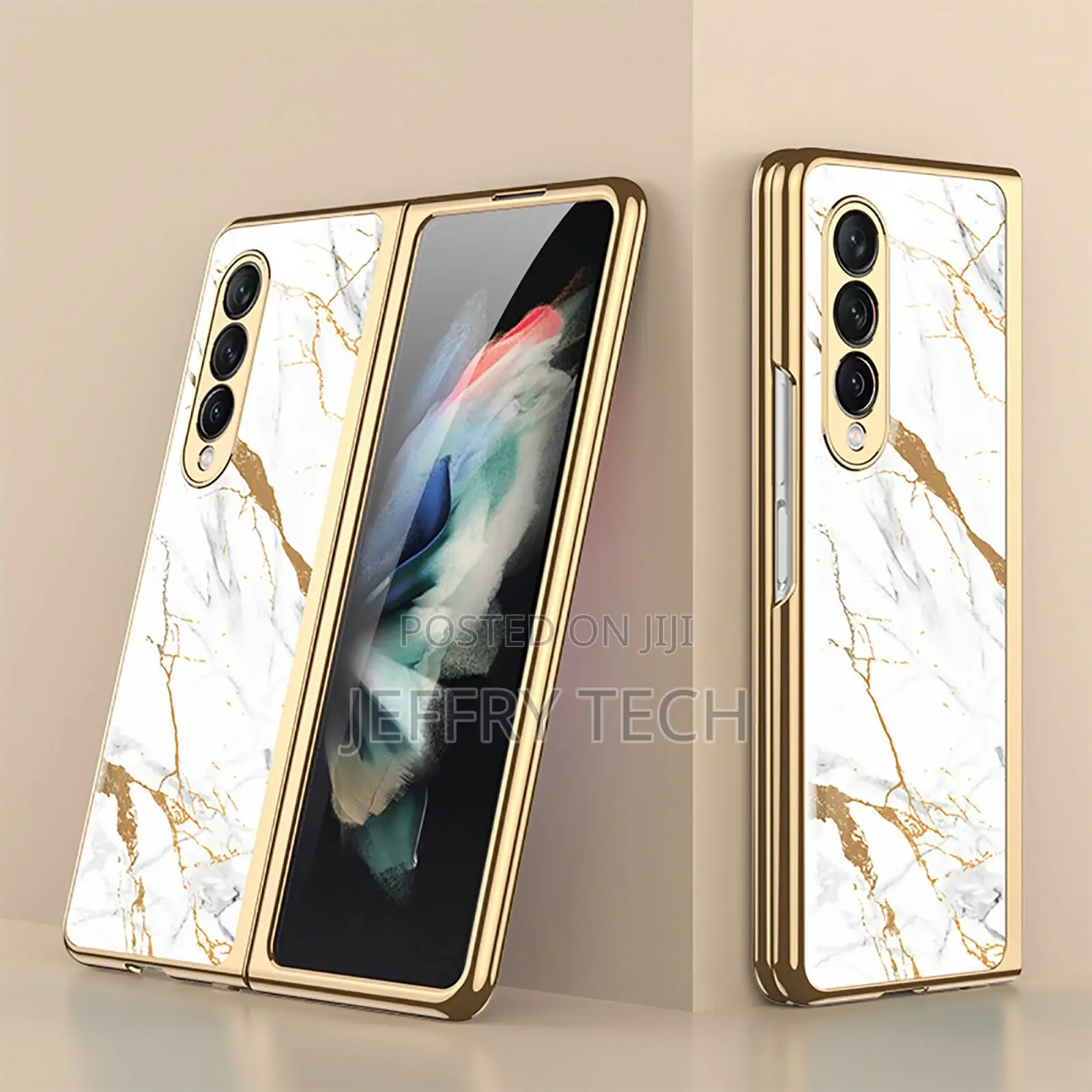 Samsung Galaxy Z Fold 3 Phone Case Plating Glass Shockproof