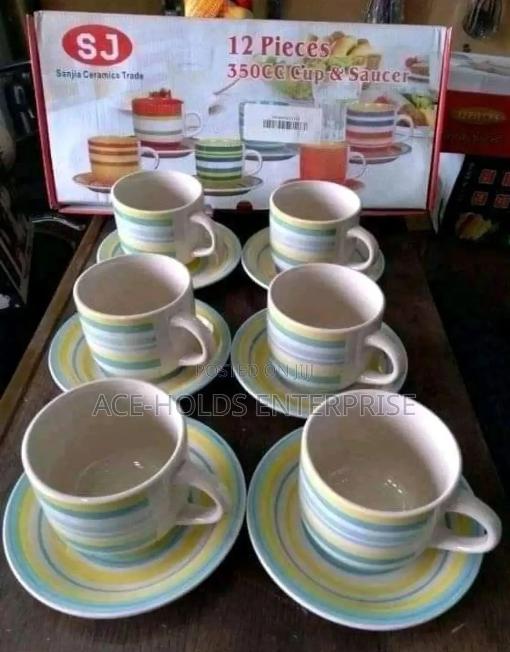 12 Pieces Cup and Saucer.