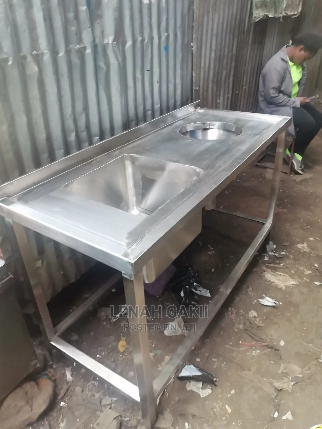 Stainless Steel Sluice Sink