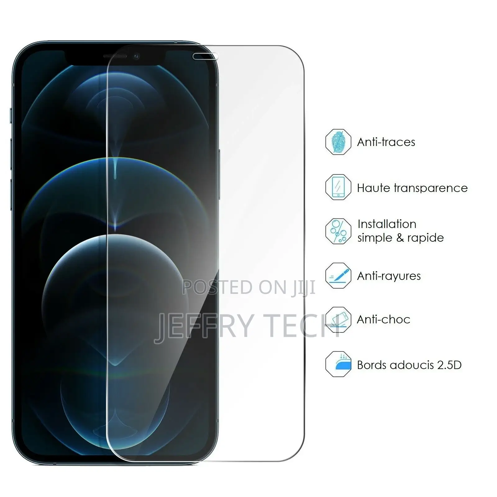Screen Protector Film Tempered Glass Apple iPhone 12 Pro Max