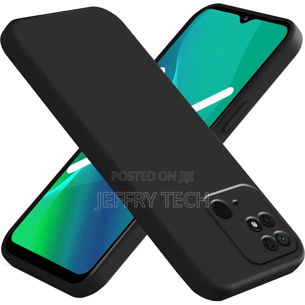 Silicone Lite Case for Xiaomi Redmi 10C, Black