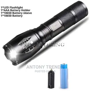 XMLT6 Portable Daylight Flashlight White Light Zoomable .