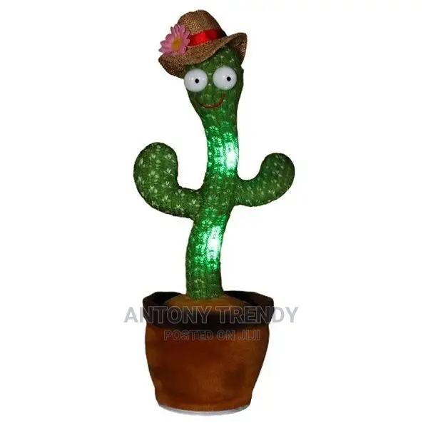 Talking Cactus Baby Toys,Tiktok Cactus Recording Repeats.