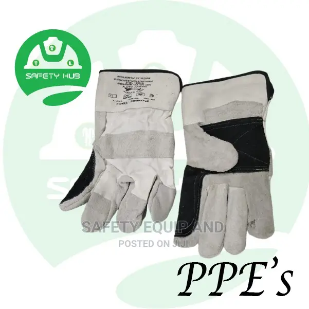 Cow Split Leather Gloves/Riger Style Palm