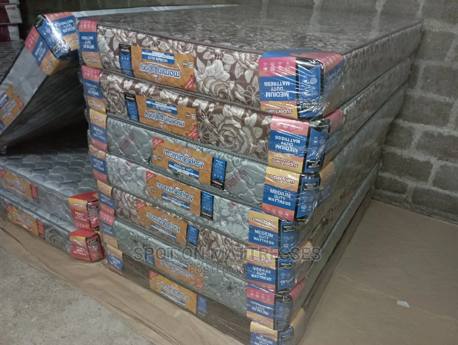 4by6 Medium Duty Quilted Mattresses
