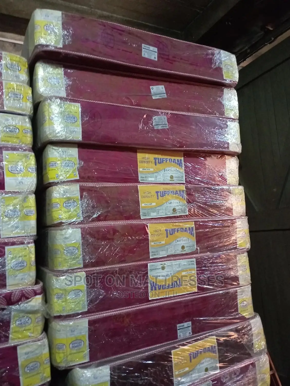 Tuffoam (5by6) HD Mattresses.