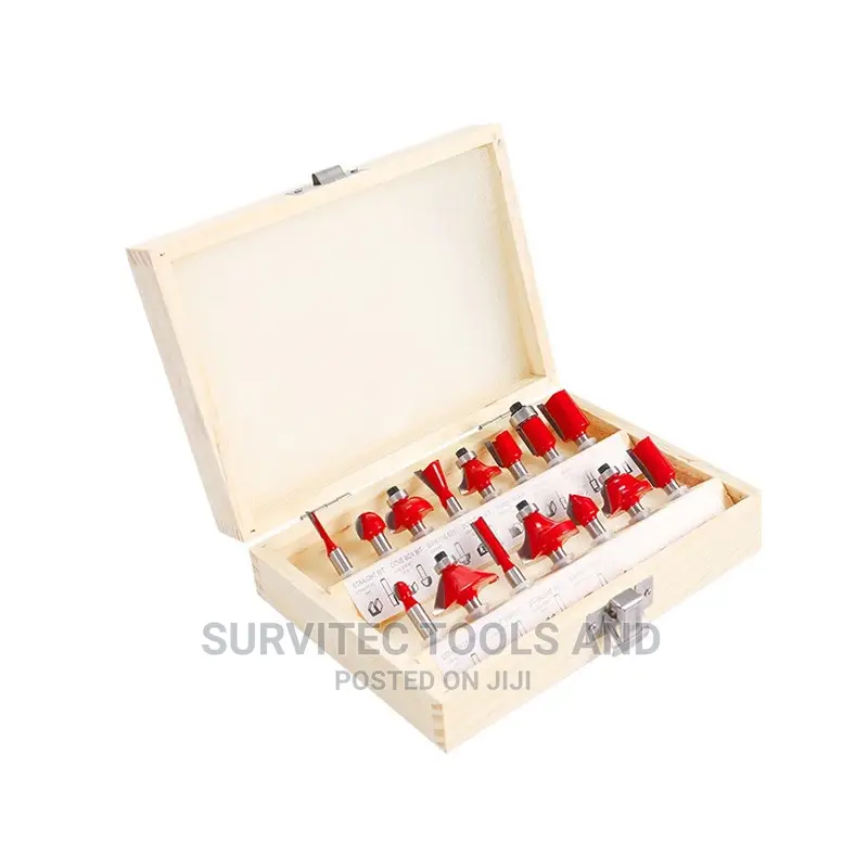 15pcs Wood Router Bits Set