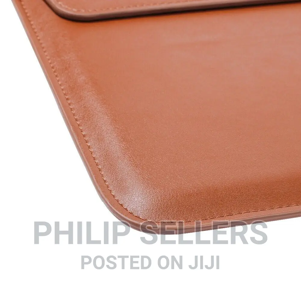 UK Slim Sleeve PU Leather Laptop Bag Stand Case