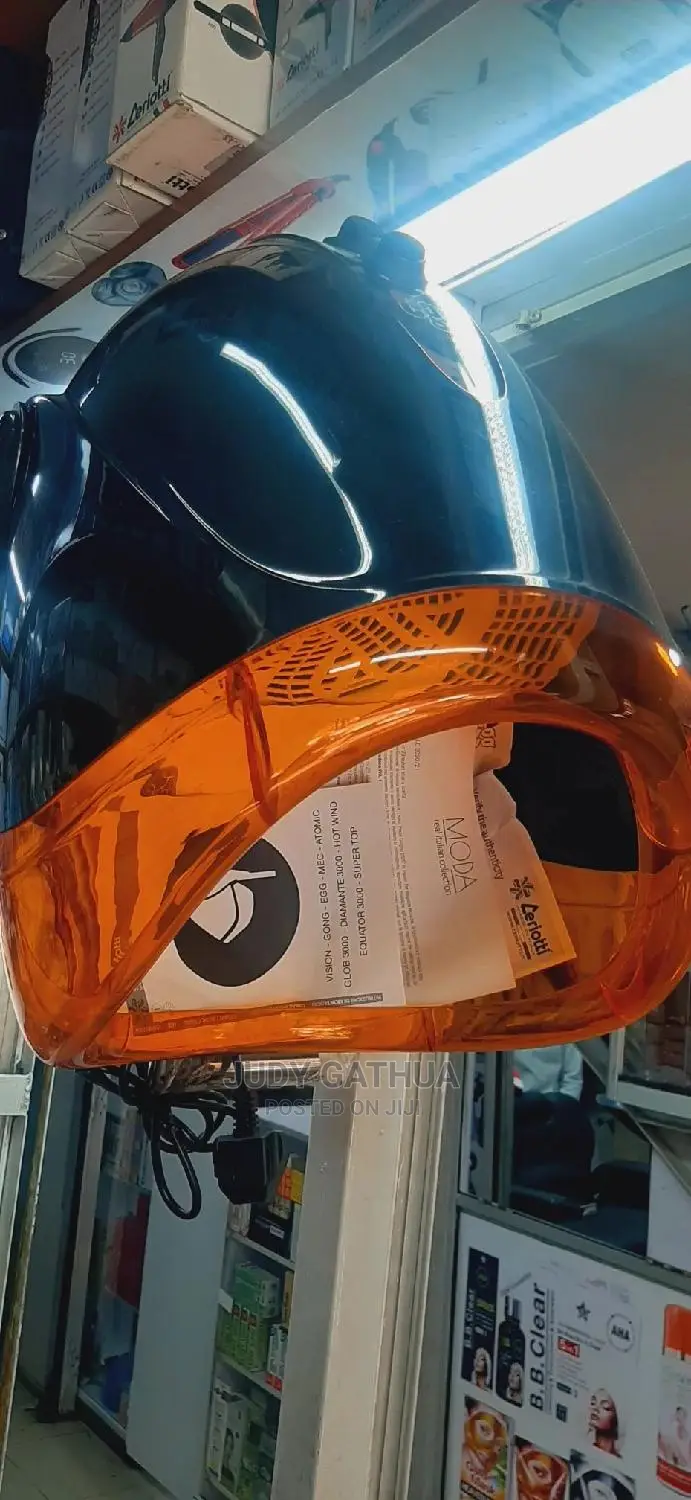 Egg Hair Dryer Black Orange