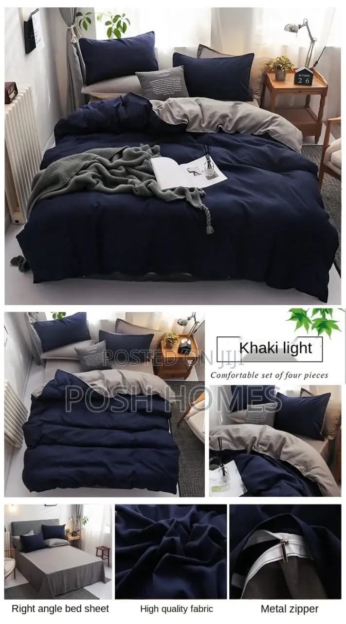 Plain Color Duvet Cover Set