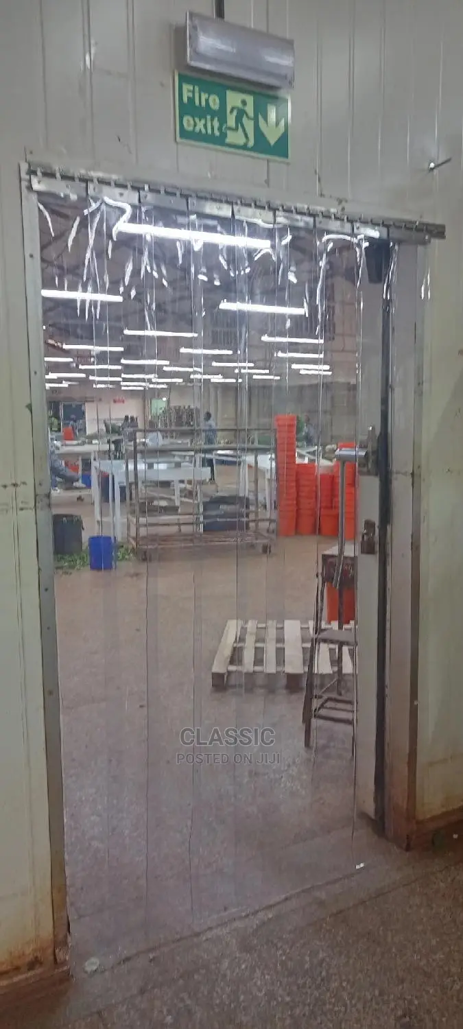 Strip Curtains Installation for Cold Room