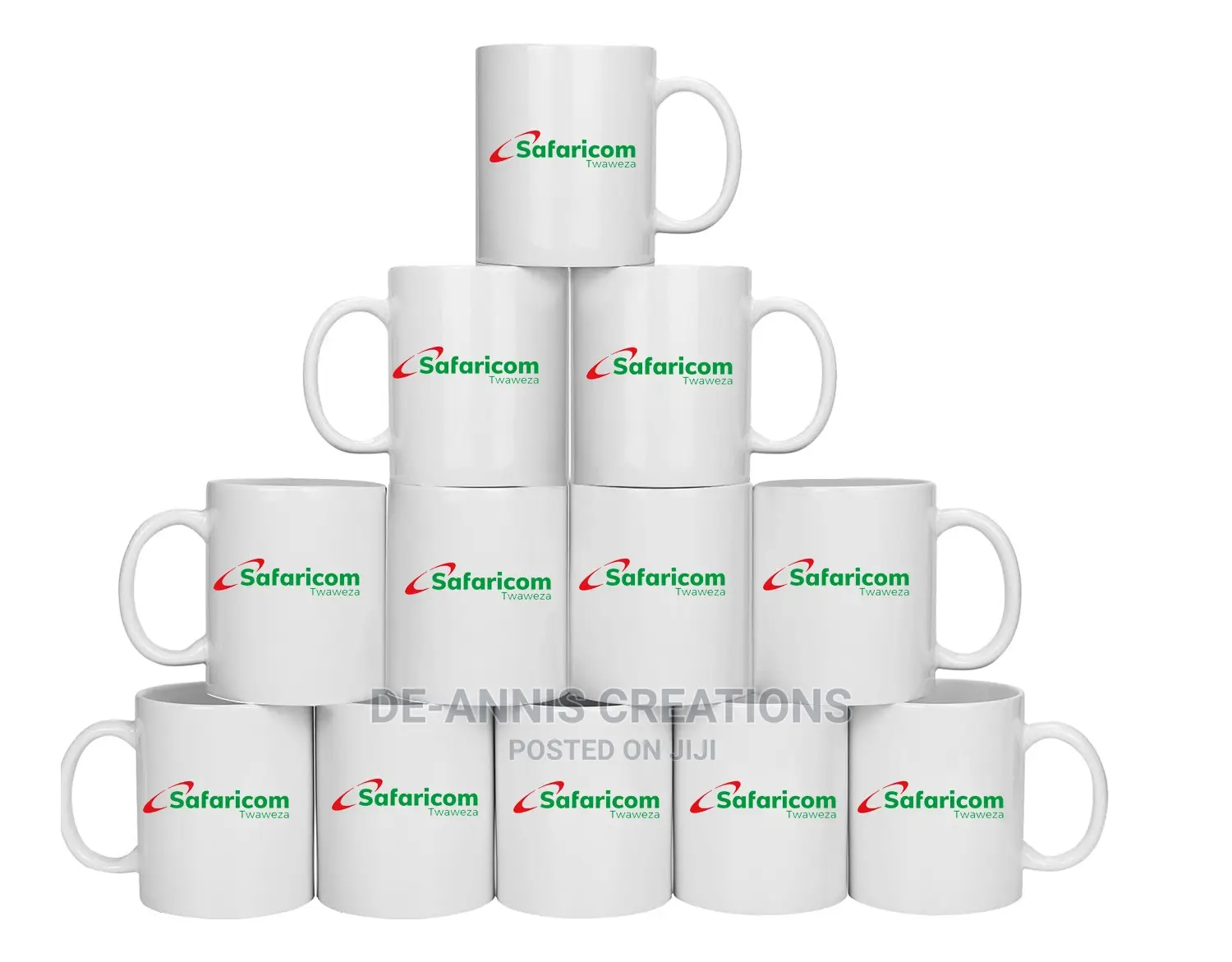 Normal White Mugs Branded