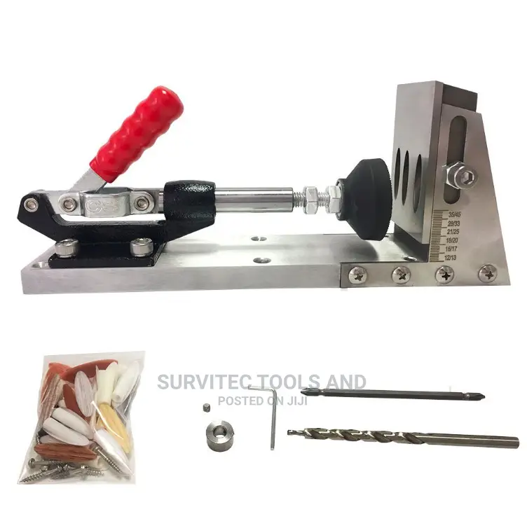 Pocket Hole Jig System With Plugs