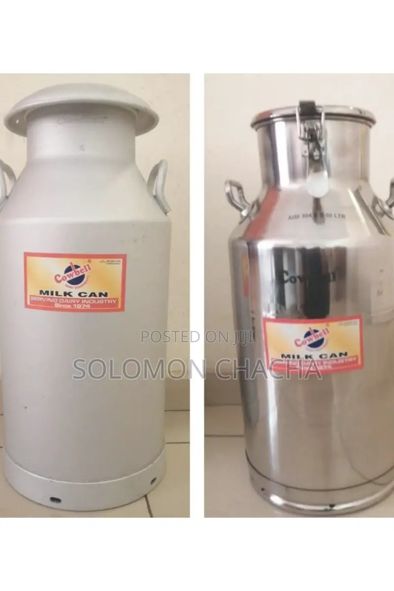 Cowbell Milk Can Aluminium 50ltrs
