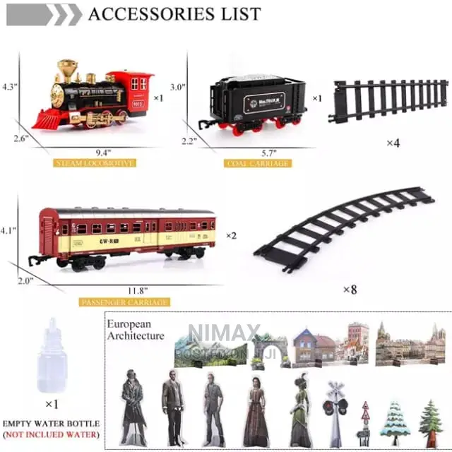 Electric Train Rail G Set Track Model Toy Baby Railway Light