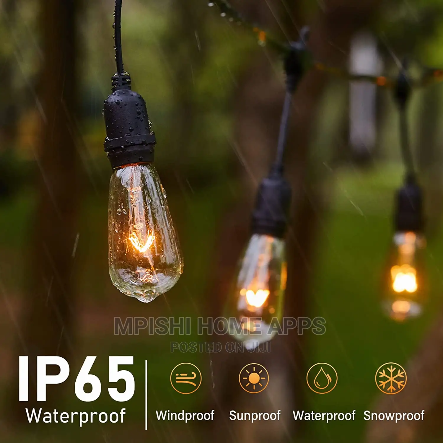 String Lights 10m With Bulbs