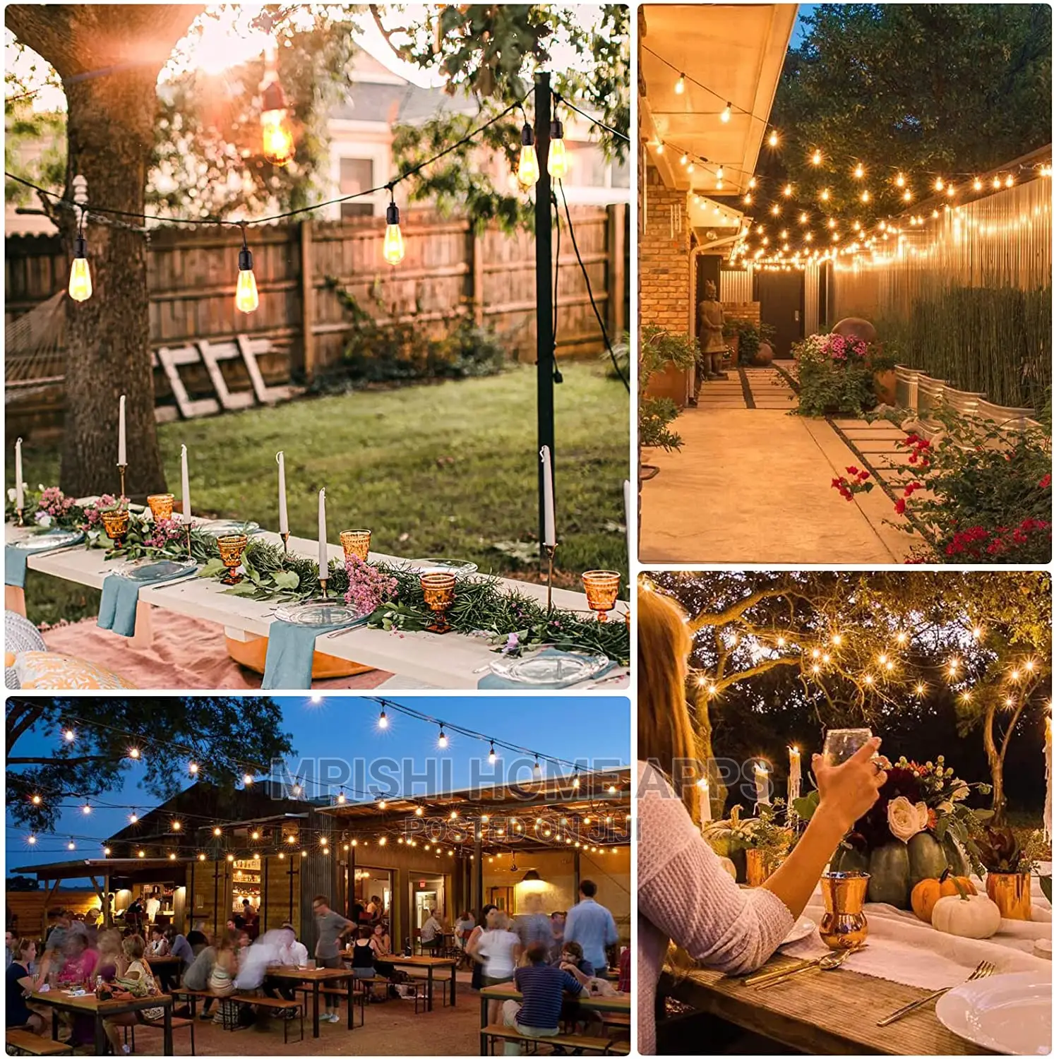 String Lights 10m With Bulbs