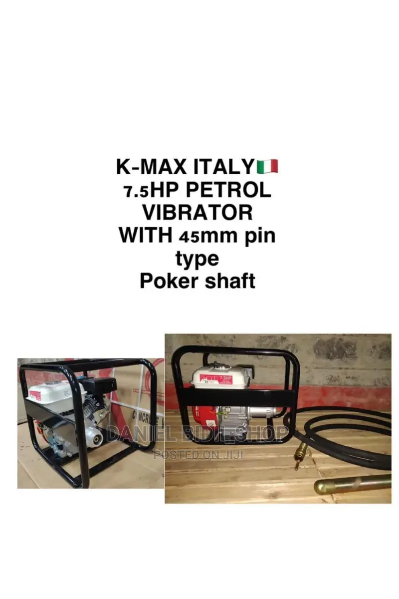 Italy Petrol Pin Vibrator 7.5HP +45mm Poker
