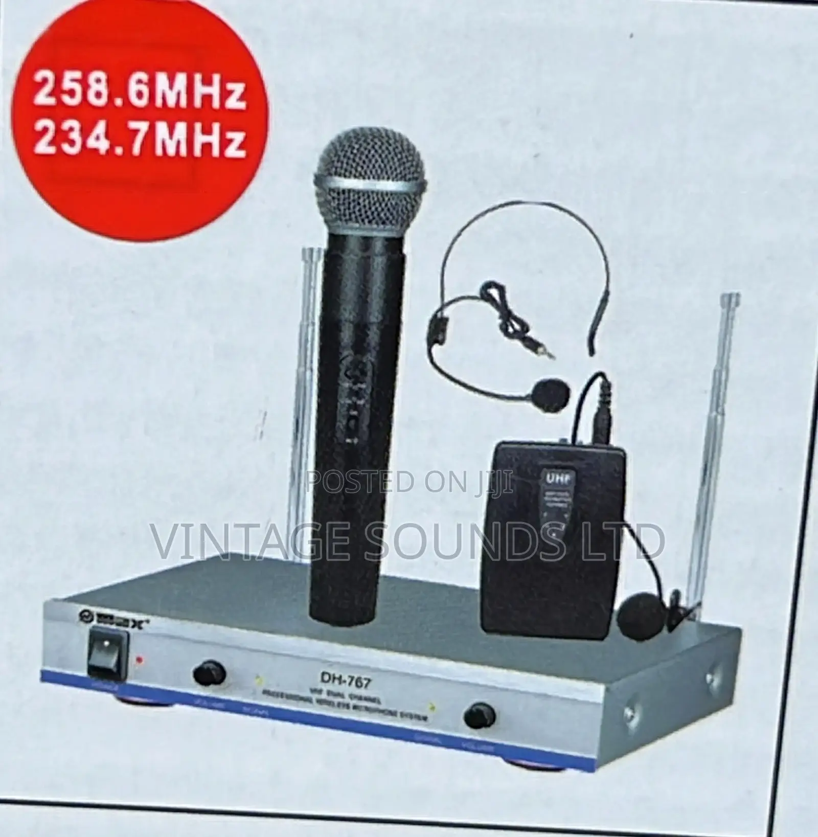 Max Dh767 3pc Wireless Microphone