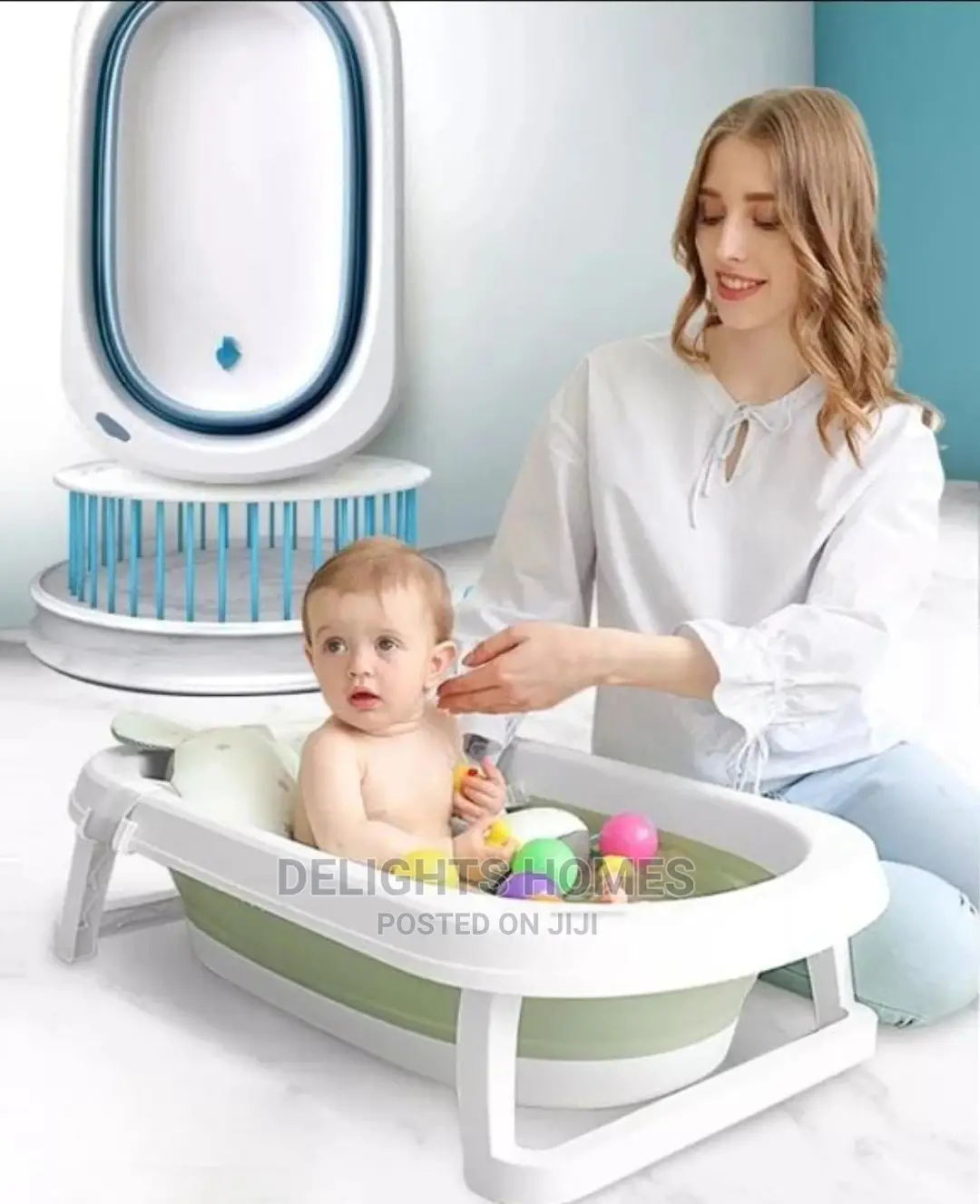 Foldable Baby Bath Basin