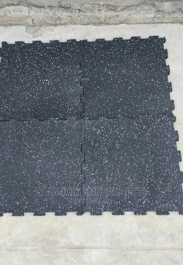 Interlocking Gym Rubber Tiles