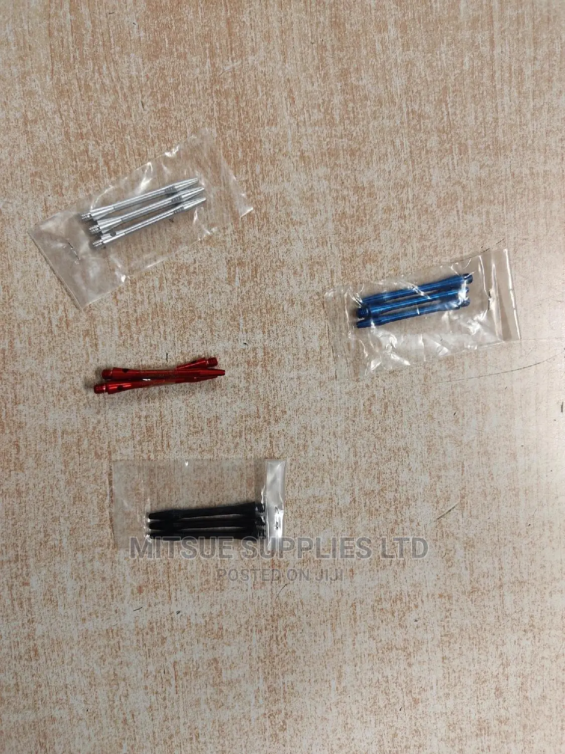A Set of 9 Aluminium Shaft for Tungsten Darts