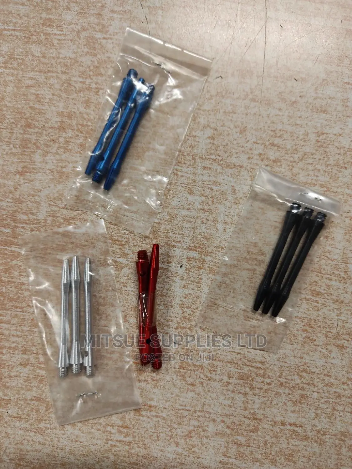 A Set of 9 Aluminium Shaft for Tungsten Darts