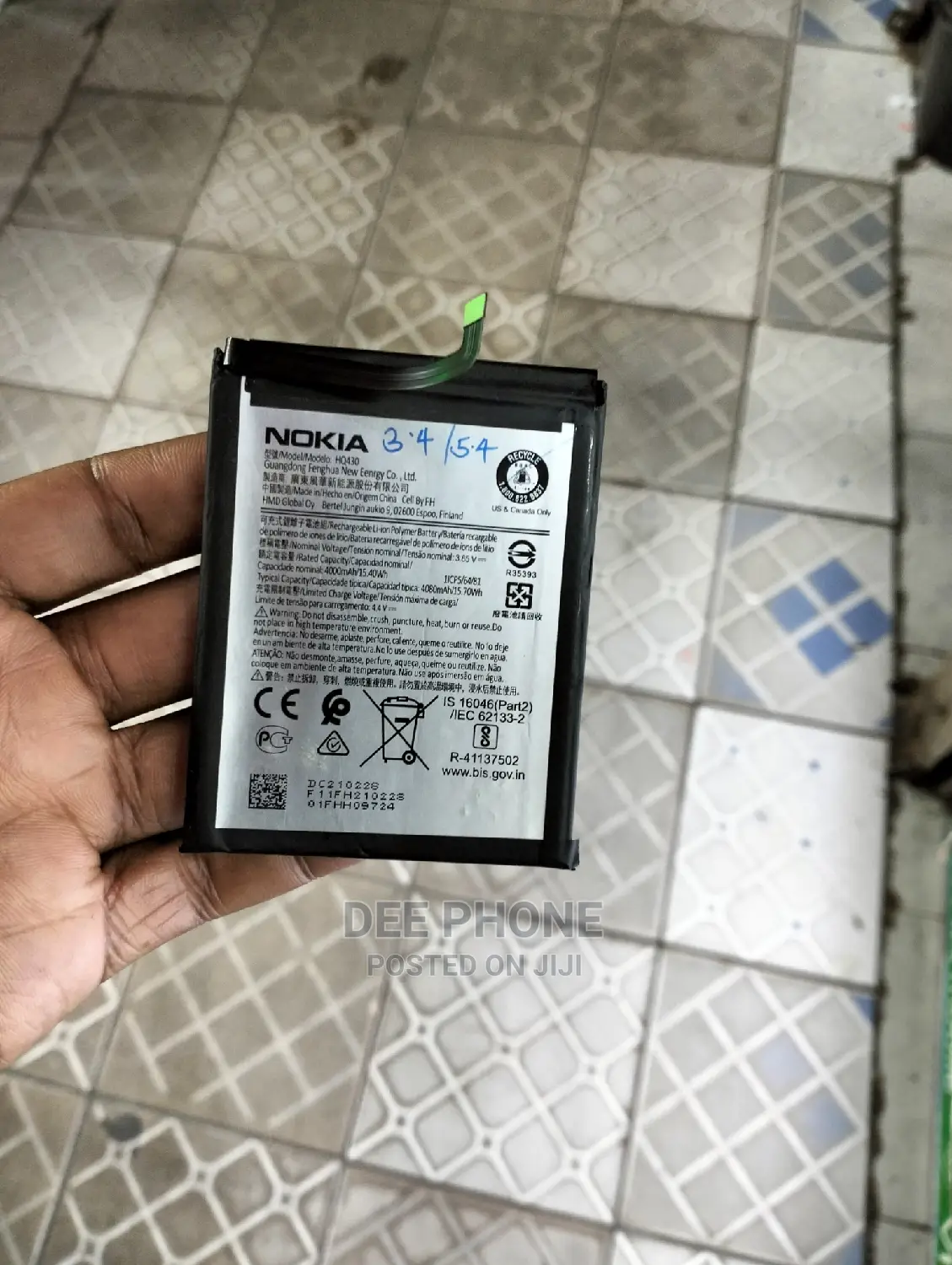 Nokia 3.4 Phone Batteries